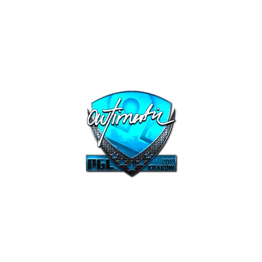 Наклейка | autimatic (металлическая) | Краков-2017