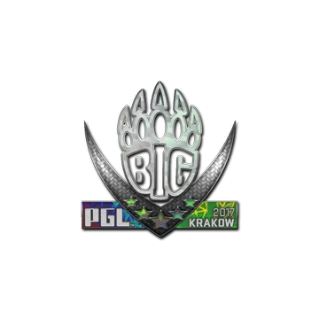 Наклейка | BIG (голографическая) | Краков-2017