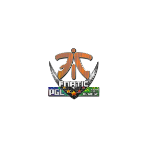 Наклейка | Fnatic (голографическая) | Краков-2017