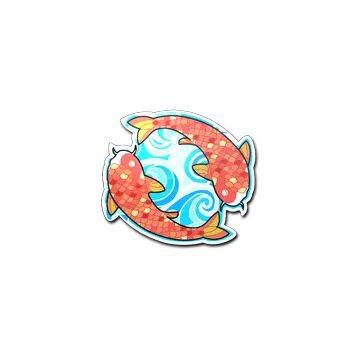 Sticker | Twin Koi