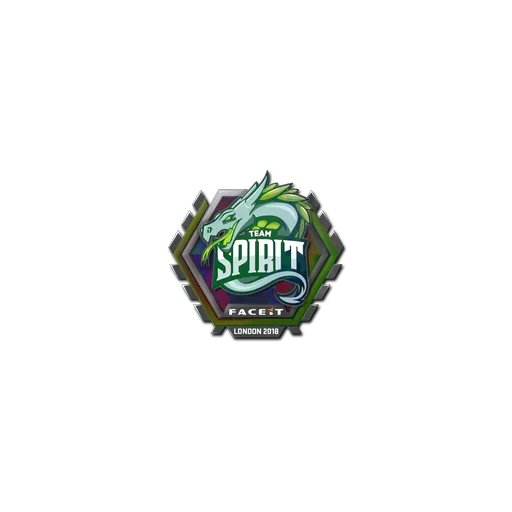 Наклейка | Team Spirit (голографическая) | Лондон-2018
