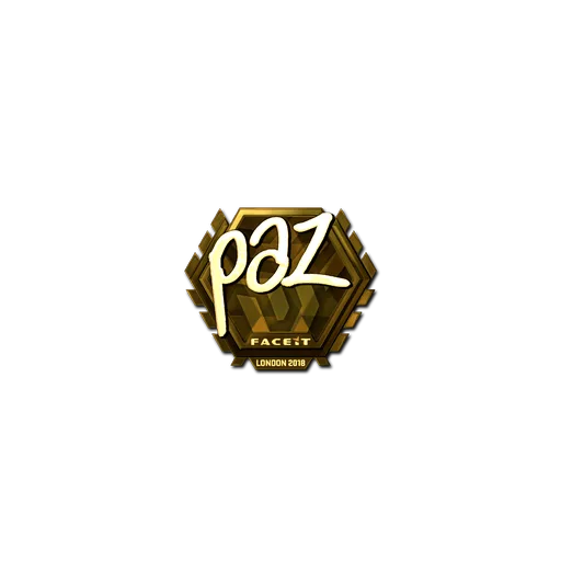 Sticker | paz (Gold) | London 2018