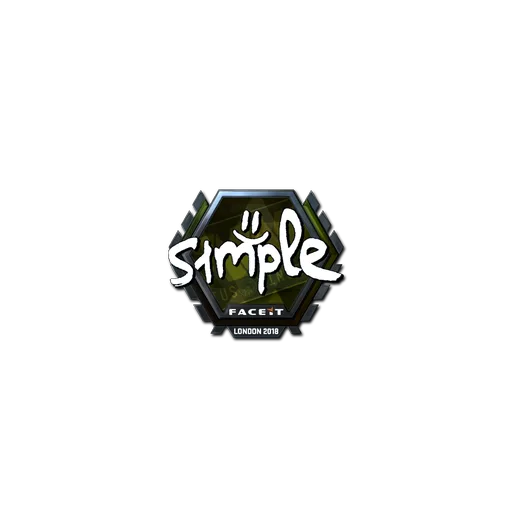 Sticker | s1mple (Foil) | London 2018