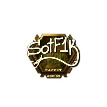 Sticker | S0tF1k (Gold) | London 2018