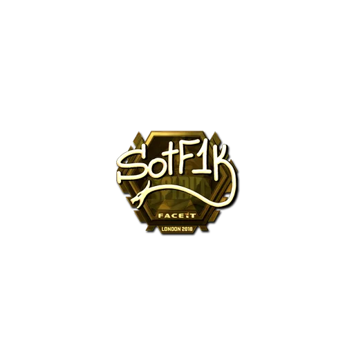 Sticker | S0tF1k (Gold) | London 2018