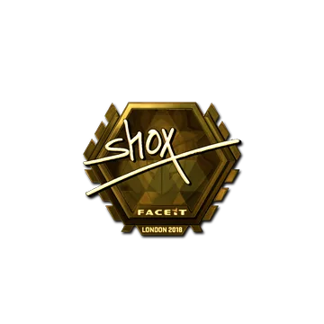 Sticker | shox (Gold) | London 2018