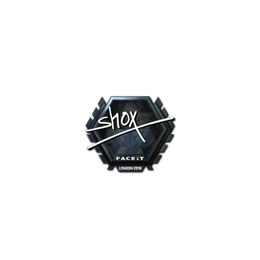 Наклейка | shox (металлическая) | Лондон-2018