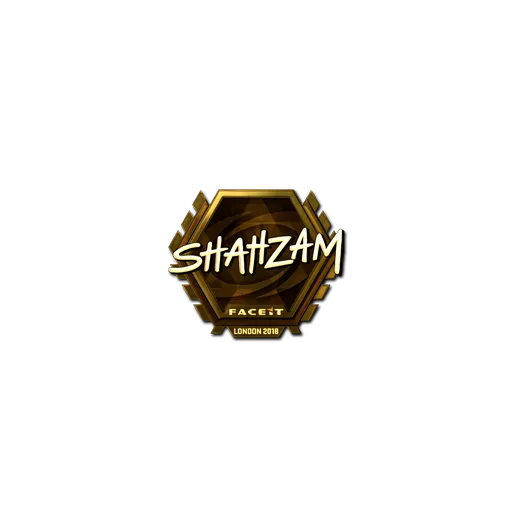 Наклейка | ShahZaM (золотая) | Лондон-2018
