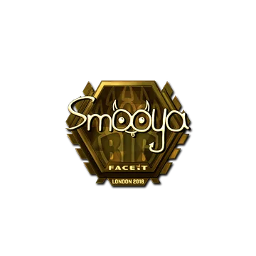 Sticker | smooya (Gold) | London 2018