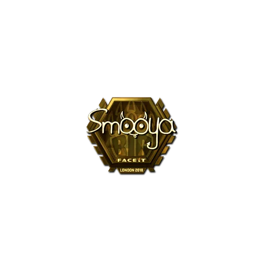 Sticker | smooya (Gold) | London 2018