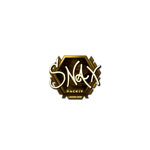 Наклейка | Snax (золотая) | Лондон-2018