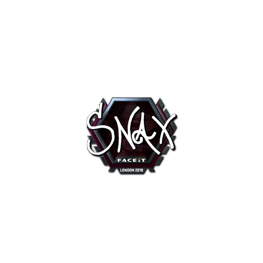 Наклейка | Snax (металлическая) | Лондон-2018