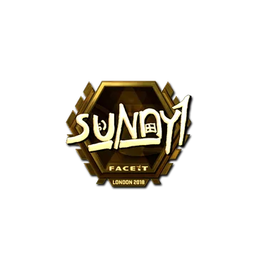 Sticker | suNny (Gold) | London 2018