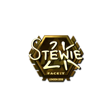 Sticker | Stewie2K (Gold) | London 2018