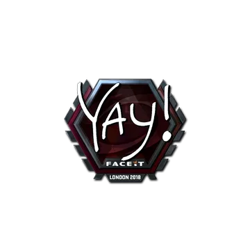 Sticker | yay (Foil) | London 2018