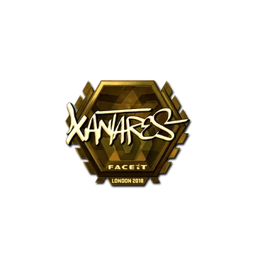 Sticker | XANTARES (Gold) | London 2018