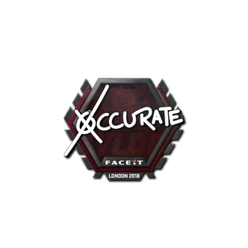 Sticker | xccurate | London 2018