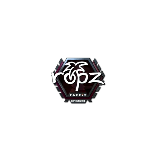Sticker | ropz (Foil) | London 2018