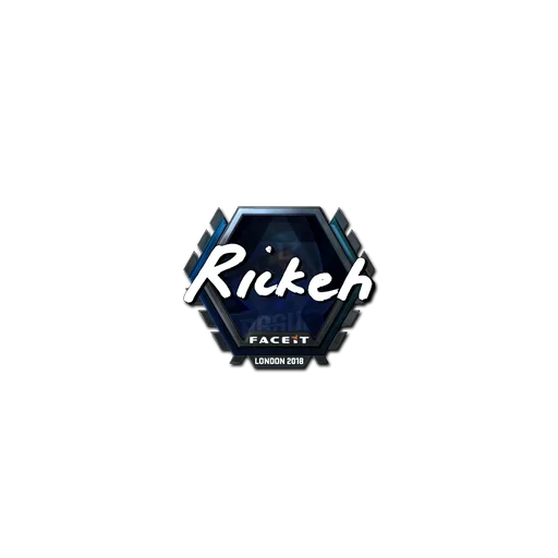 Наклейка | Rickeh (металлическая) | Лондон-2018