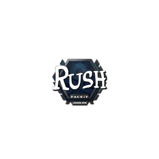 Наклейка | RUSH | Лондон-2018