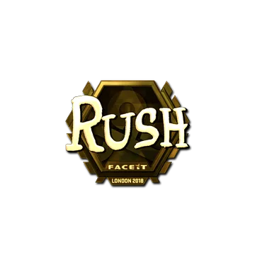 Sticker | RUSH (Gold) | London 2018