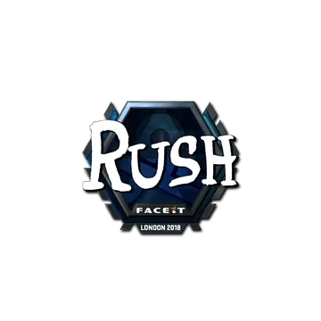 Sticker | RUSH (Foil) | London 2018