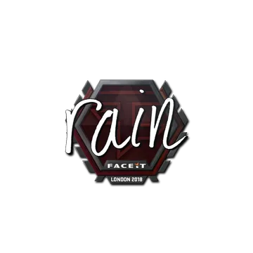 Sticker | rain | London 2018