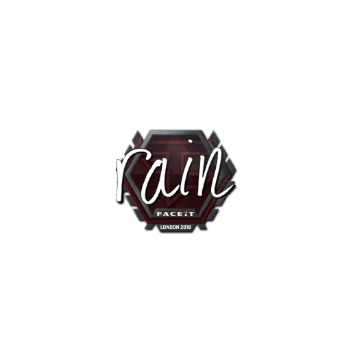 Sticker | rain | London 2018