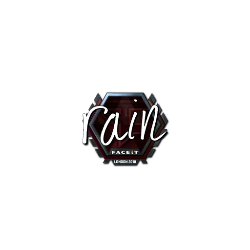Sticker | rain (Foil) | London 2018
