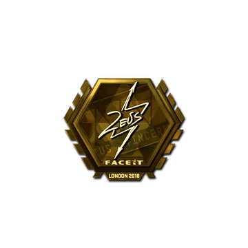 Sticker | Zeus (Gold) | London 2018