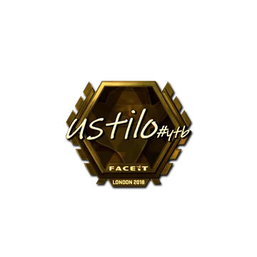 Sticker | USTILO (Gold) | London 2018