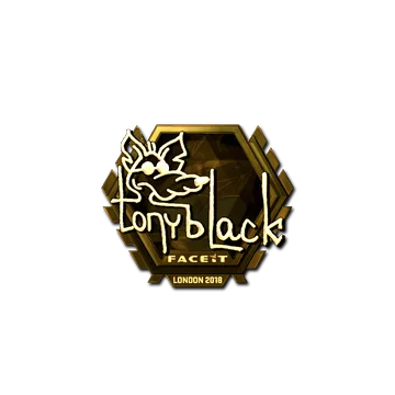 Sticker | tonyblack (Gold) | London 2018