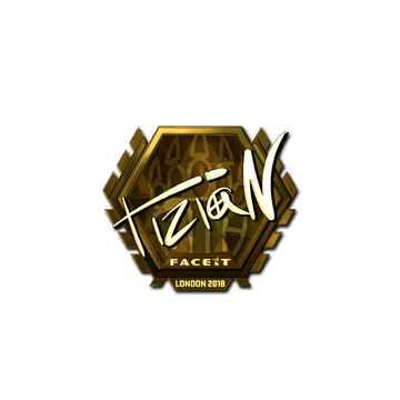 Sticker | tiziaN (Gold) | London 2018