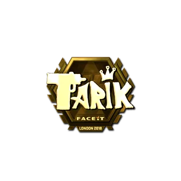 Sticker | tarik (Gold) | London 2018