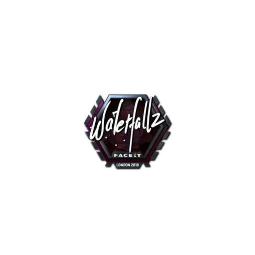 Наклейка | waterfaLLZ (металлическая) | Лондон-2018