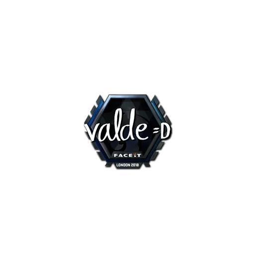 Наклейка | v4lde (металлическая) | Лондон-2018