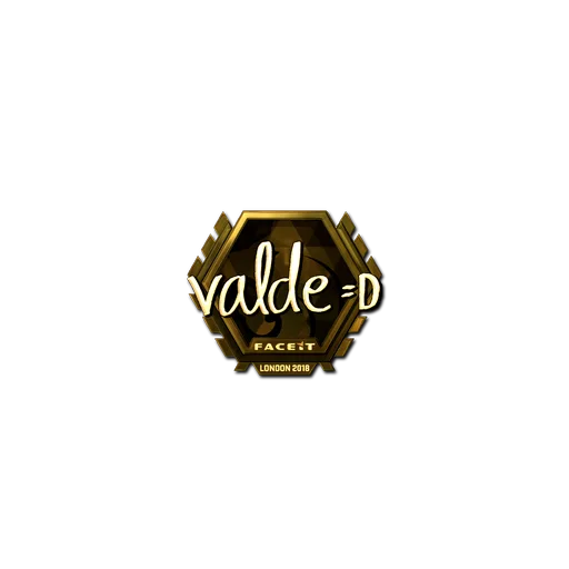 Sticker | v4lde (Gold) | London 2018