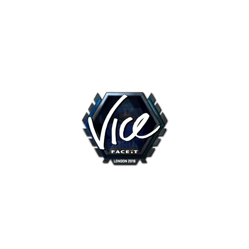 Наклейка | vice (металлическая) | Лондон-2018