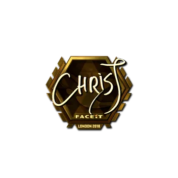 Sticker | chrisJ (Gold) | London 2018