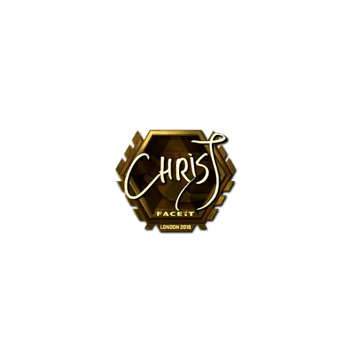 Sticker | chrisJ (Gold) | London 2018