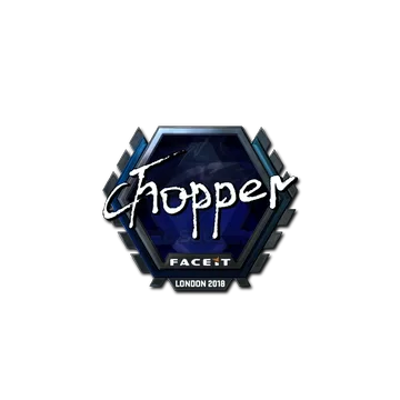 Sticker | chopper (Foil) | London 2018
