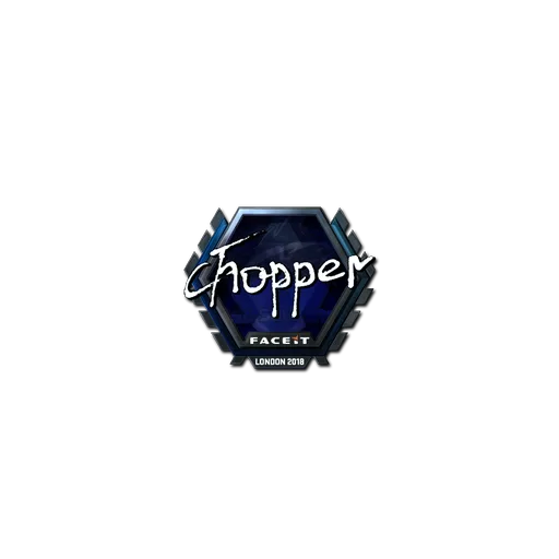 Наклейка | chopper (металлическая) | Лондон-2018