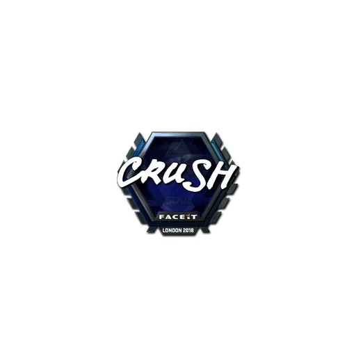 Наклейка | crush (металлическая) | Лондон-2018