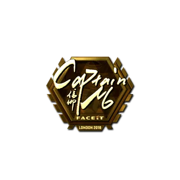 Sticker | captainMo (Gold) | London 2018
