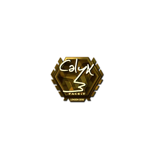 Наклейка | Calyx (золотая) | Лондон-2018