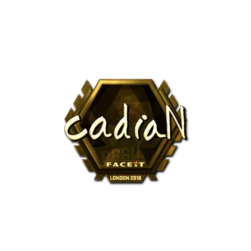 Sticker | cadiaN (Gold) | London 2018