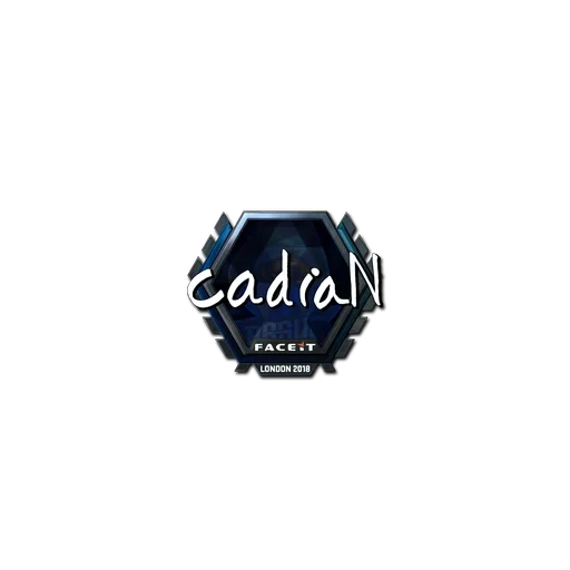 Наклейка | cadiaN (металлическая) | Лондон-2018