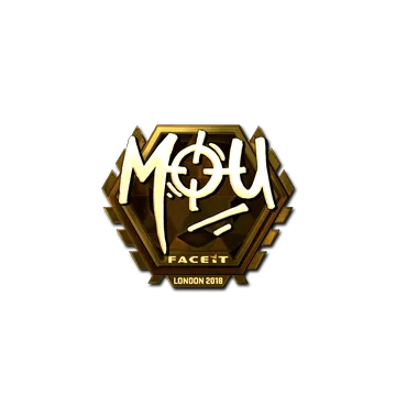 Sticker | mou (Gold) | London 2018