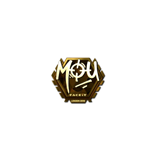 Sticker | mou (Gold) | London 2018