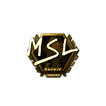 Sticker | MSL (Gold) | London 2018